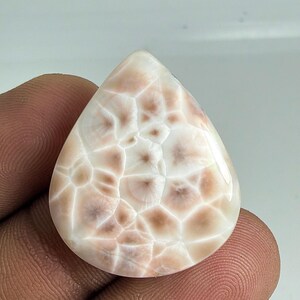 AAA Quality Natural Thomsonite Cabochon Rare Pattern Gemstone for Jewelry SIZE 27X23X5MM WEIGHT 22CT