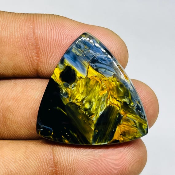 Natural Pietersite Cabochon: Rare Collector's Gemstone (29X29X5mm)