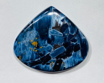 AAA Pietersite Cabochon: Natural Gemstone for Jewelry Making (79 Carat, 42X31X7 mm)