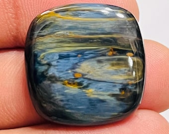 Pietersite Cabochon: Rare Gemstone for Jewelry Making, 28 Carat
