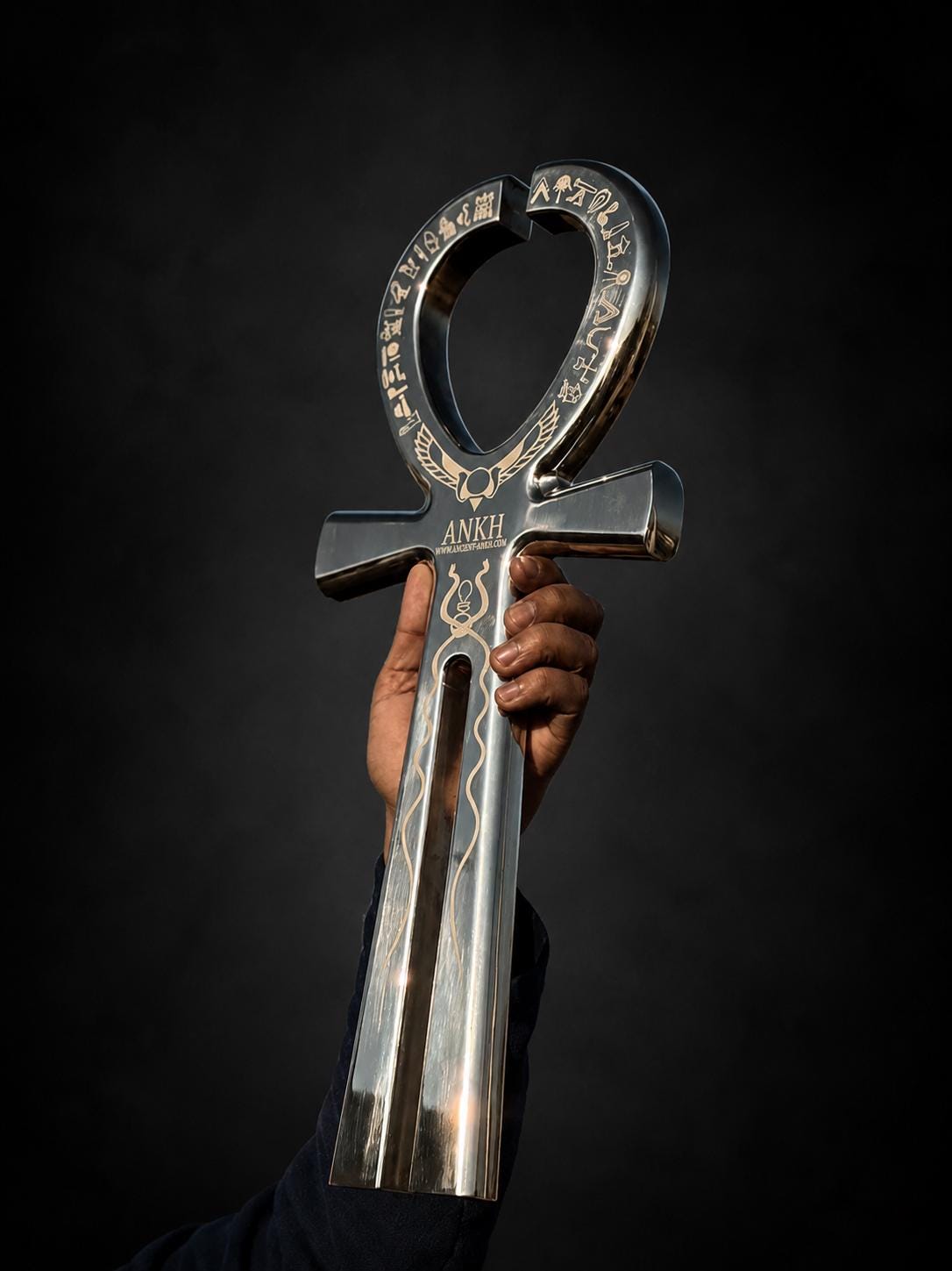 528 Hz Ankh Tuning Fork – Giant Egyptian Key of Life Sound Healing