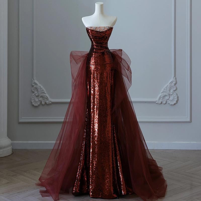 princess polly baby blue dress Runway Dresses Elegant Halter Neck Evening Dress Burgundy Sequin Dress  Beads Dress For Women Party Long Prom Dress From Julia_dress, $48.67