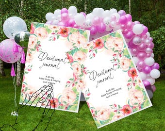 Bible Study Journal: Praying God's Name - Editable Christian Planner (PDF Template)