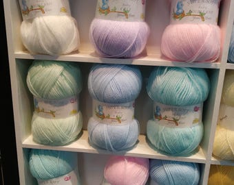 James C Brett Super Soft Baby 4fach Strickwolle Garn 5x100g Knäuel Stricken Häkeln