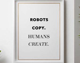 Eenvoudig klasdecor, minimalistisch klaslokaal boho, poster kritisch denken, humanistische poster, creatief klasdecor, poster humanisme