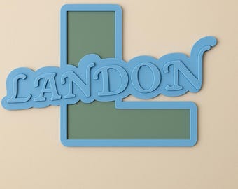 Custom Acrylic Name Sign: Kids Room Decor, Nursery Wall Art