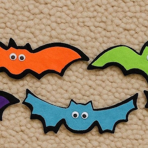 Vleermuis verhaalset van vilt| Educatief en interactief verhalenspeelgoed | Creatief spel voor kinderen