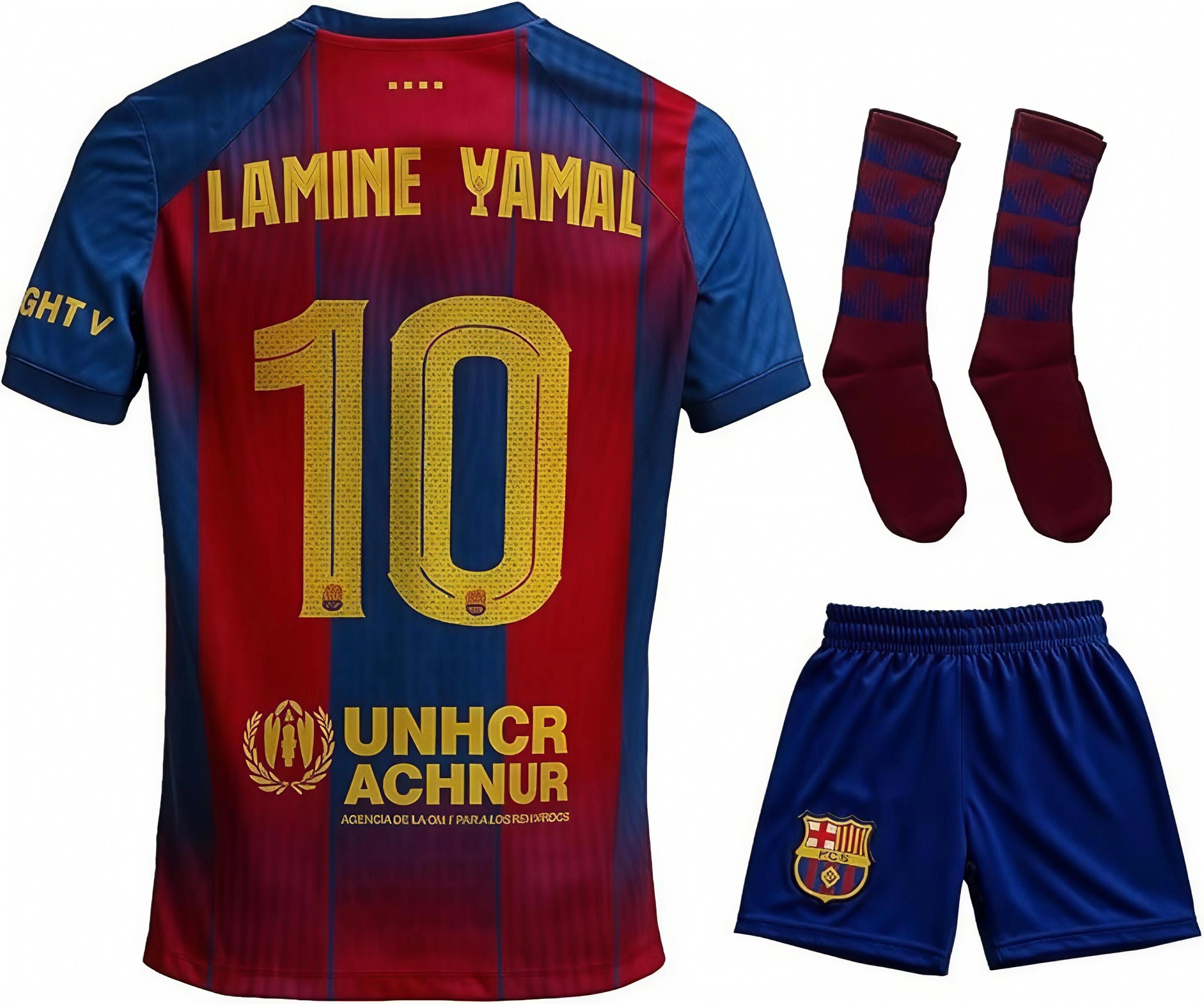 Lamine Yamal 10 Barcelona Trikot 25-26 Jersey Premium Kids