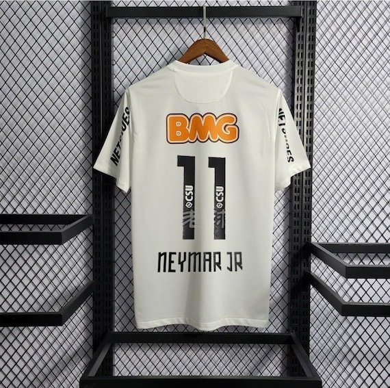 Neymar Jr Retro Santos Trikot 2012 Jersey Premium Kids and Adult