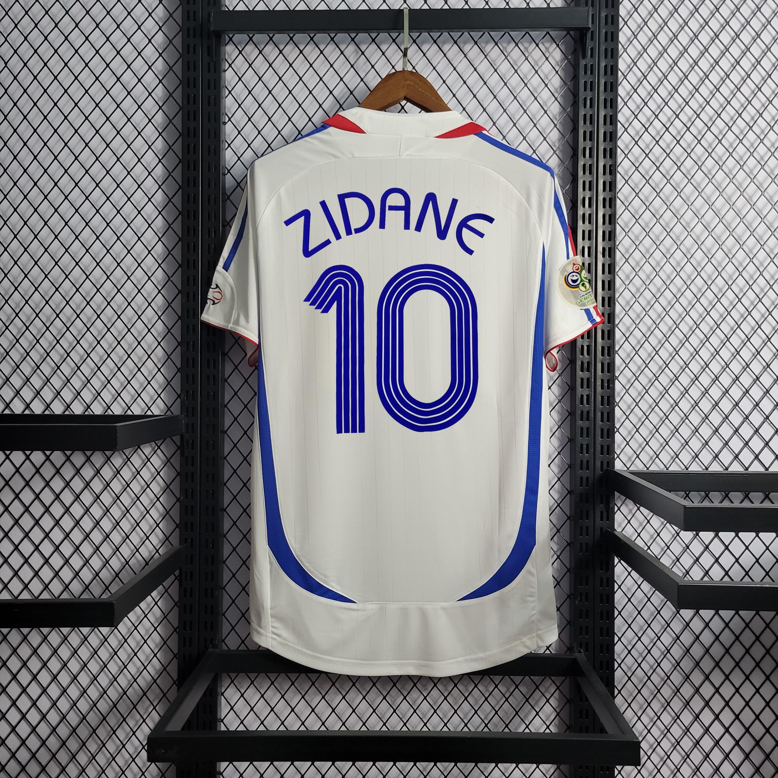 Zidane Retro France World Cup Trikot 2006 Jersey Premium Kids and