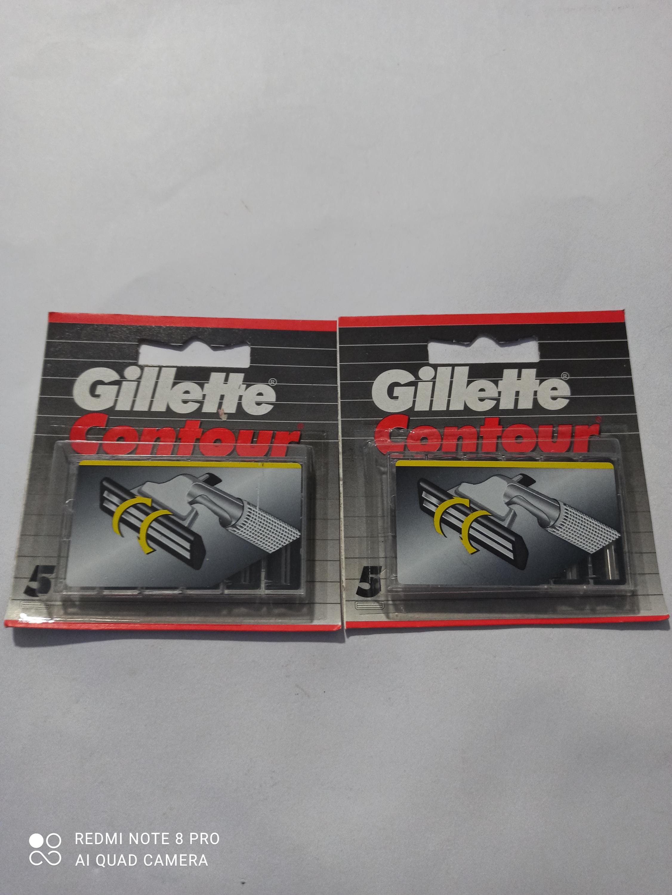 Kit De Rasage Gillette Contour Weekend - Boîte Vintage Des Années 80 Neuve, 3 Pièces, Collector