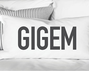 Aggies Lumbar Pillow, College Dorm Decor