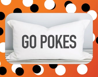Oklahoma State Cowboys Kissen, College Dorm Decor