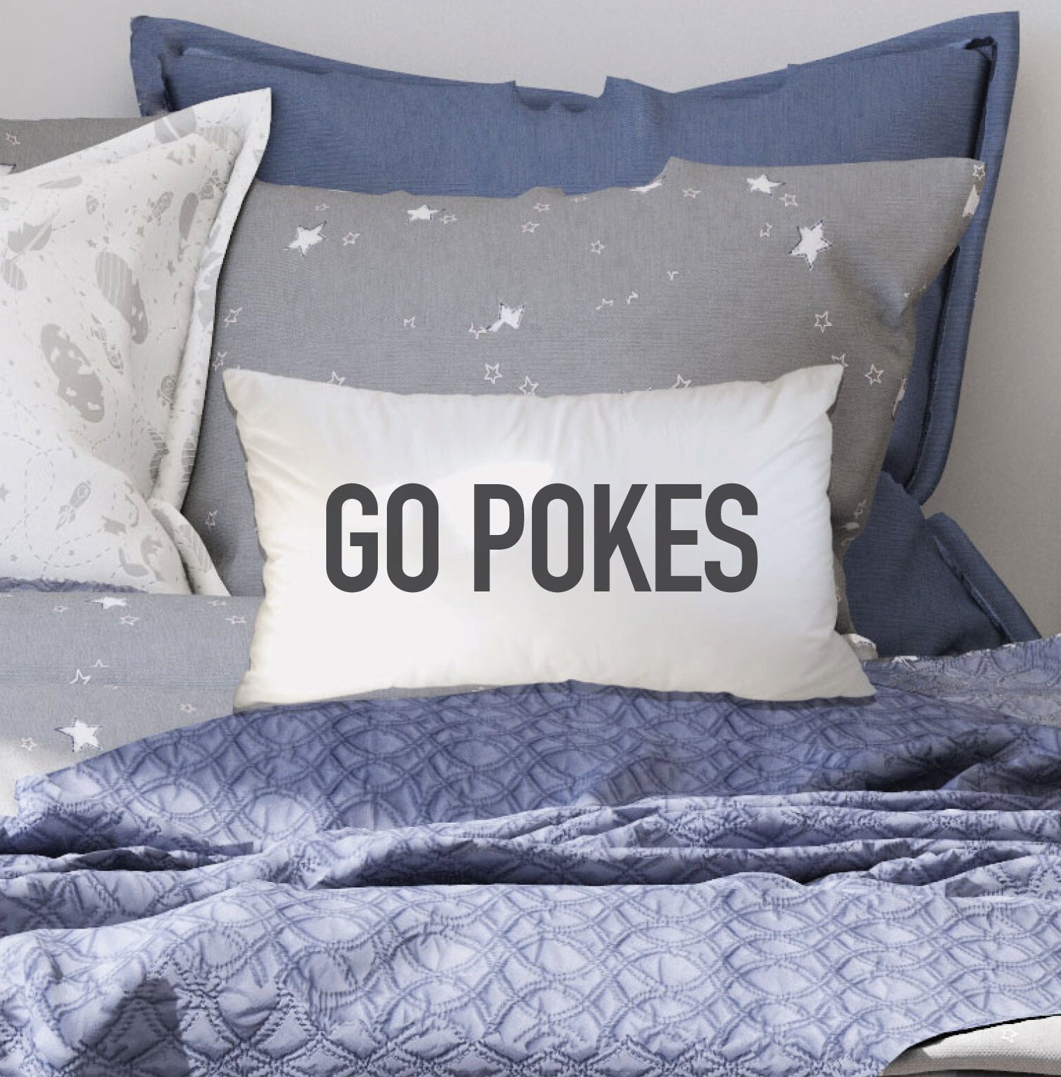 OKLAHOMA COLLEGIATE CLUSTER PILLOW W/PIPING & BACK main image 0