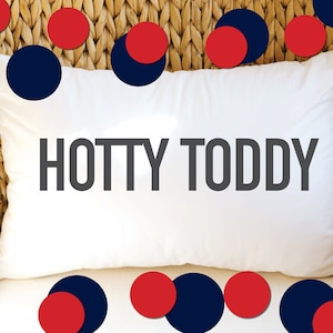 Ole Miss Hotty Toddy pillow College dorm decor for apartment college acceptance gift grad dorm decor girl guy college team Christmas gift