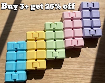 Silent Infinity Cube  Fidget Toy: Focus and Stress Relief Desk Toy (work, study, travel)