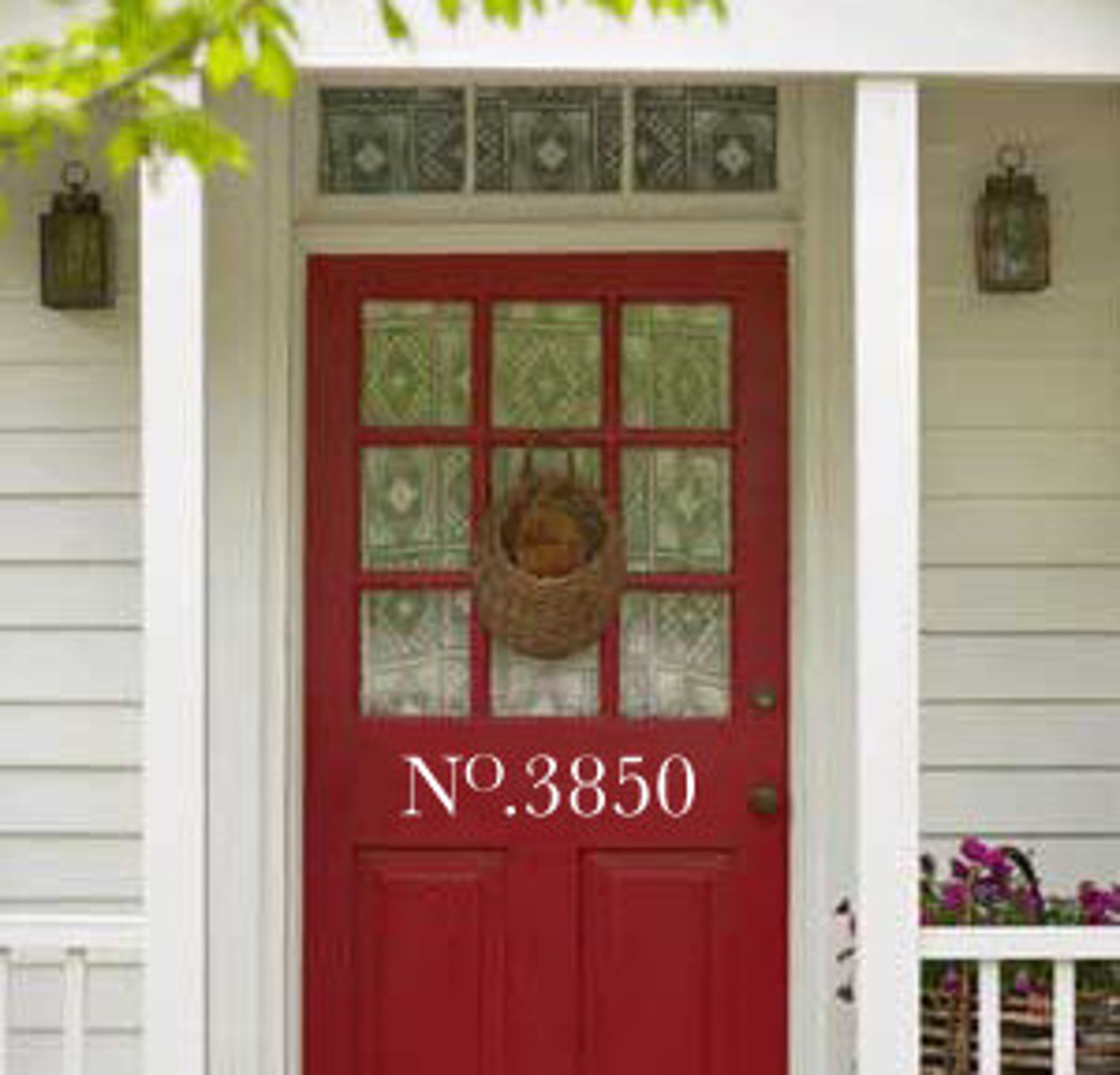 House Numbers Vinyl Etsy