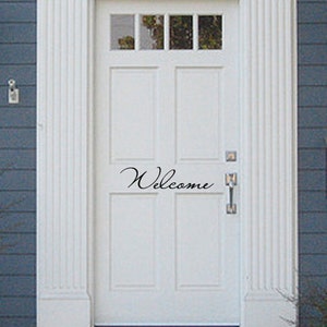 Welcome Sign - Script - Vinyl