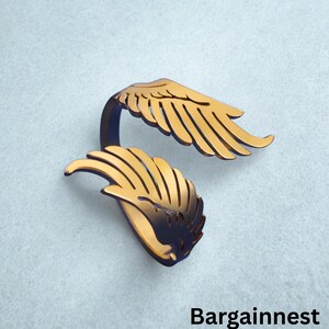 angel wing ring,angel wings,angel ring,angel gift,wing ring,guardian angel,angel jewelry,gold ring,gothic ring,adjustable ring,feather ring,spiritual ring,remembrance ring,ring for women