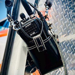 Op maat gemaakt leren etui voor brandweerlieden