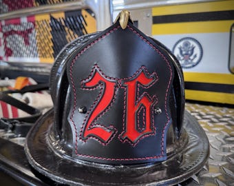 Individuell angefertigtes traditionelles Feuerwehrhelm-Visier