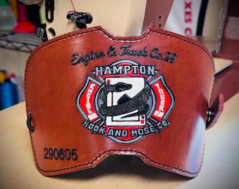 Custom Leather SCBA Face mask Cover