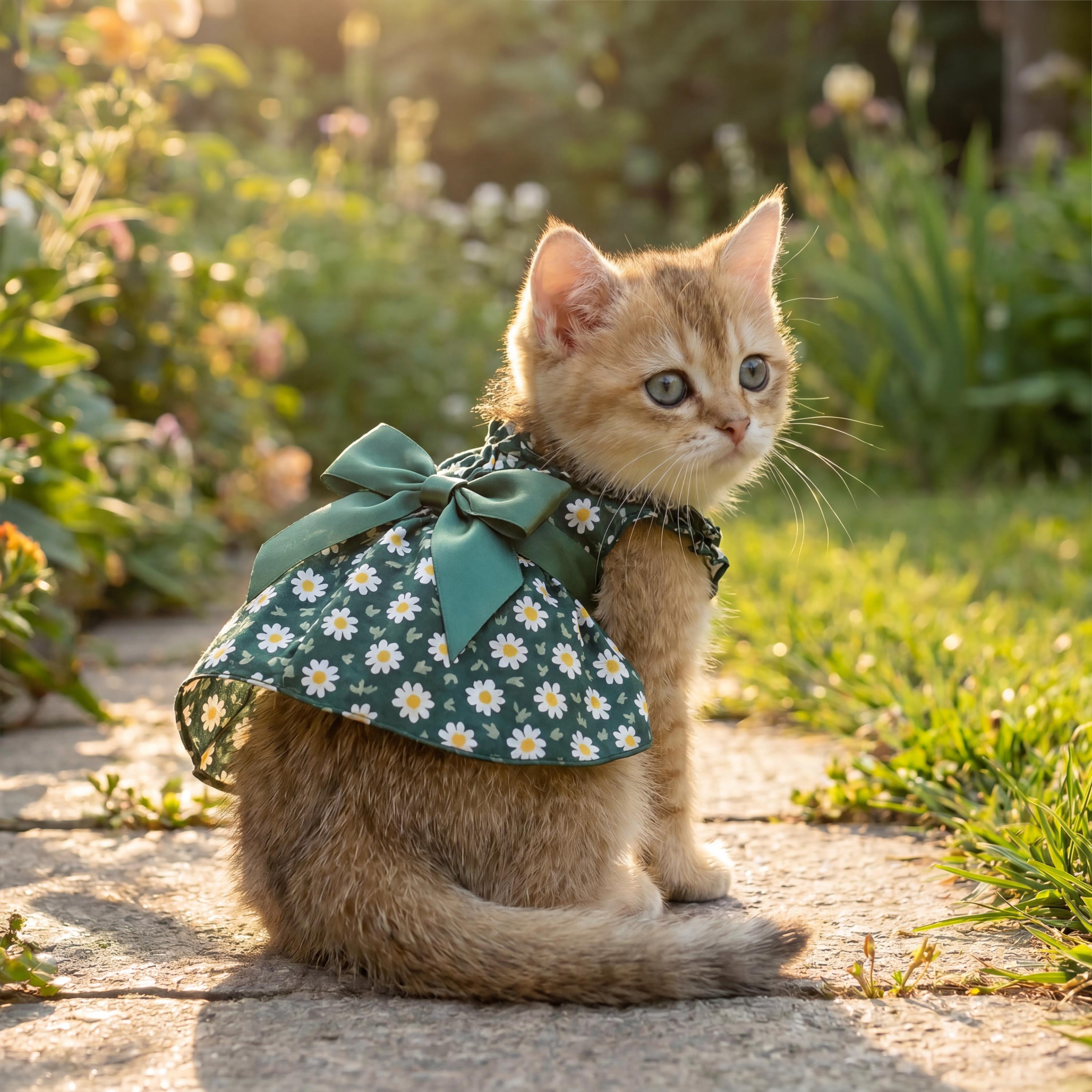 Elegant Cat Dress - Etsy