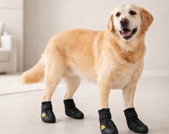 Waterdichte hondenschoenen en -laarzen | Beschermende antisliplaarzen voor honden