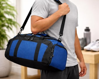 Bolsa deportiva grande con compartimento para zapatos: bolsa de gimnasio para viajes y fitness