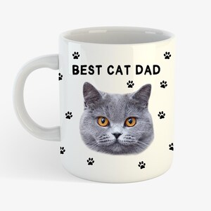 Personalized Cat Parent Mug: Custom Pet Portrait Gift