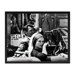 Brigitte Bardot Vintage Photo Print | Retro Hollywood Wall Art | Classic Movie Star Decor | Mid-Century Glamour Poster | Gift for Film Lover