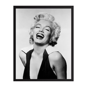 Marilyn Monroe Vintage Fotodruck | Retro Hollywood Wandkunst | Klassischer Filmstar-Dekor | Mid-Century Glamour Poster | Geschenk für Film Liebhaber