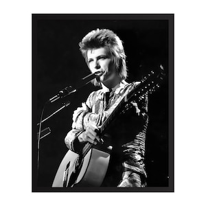 David Bowie Vintage Photo Print | Rock Legends Wall Art | All Time Classic Music Poster | Gift for Music Lovers