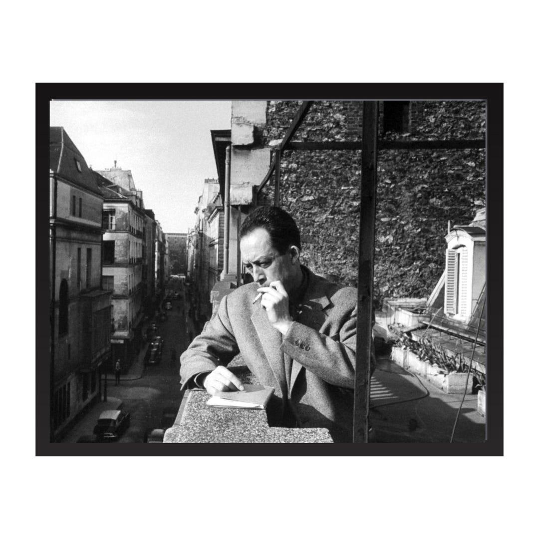 Albert Camus Vintage Photo Print | Retro Wall Art | Classic Poster ...