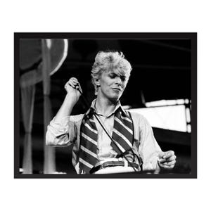 David Bowie Vintage Photo Print | Rock Legends Wall Art | All Time Classic Music Poster | Gift for Music Lovers