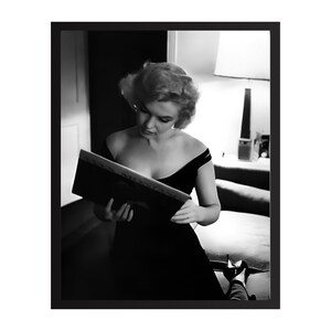 Marilyn Monroe Vintage Fotodruck | Retro Hollywood Wandkunst | Klassischer Filmstar-Dekor | Mid-Century Glamour Poster | Geschenk für Film Liebhaber