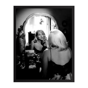 Marilyn Monroe Vintage Fotodruck | Retro Hollywood Wandkunst | Klassischer Filmstar-Dekor | Mid-Century Glamour Poster | Geschenk für Film Liebhaber