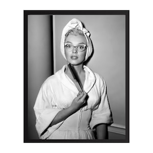 Marilyn Monroe Vintage Fotodruck | Retro Hollywood Wandkunst | Klassischer Filmstar-Dekor | Mid-Century Glamour Poster | Geschenk für Film Liebhaber