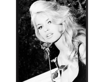 Brigitte Bardot Vintage Photo Print: Classic Hollywood Poster