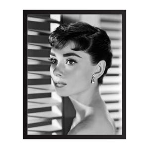 Audrey Hepburn Vintage Photo Print | Retro Hollywood Wall Art | Classic Movie Star Decor | Mid-Century Glamour Poster | Gift for Film Lovers