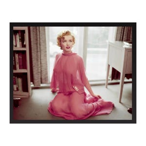 Marilyn Monroe Vintage Fotodruck | Retro Hollywood Wandkunst | Klassischer Filmstar-Dekor | Mid-Century Glamour Poster | Geschenk für Film Liebhaber