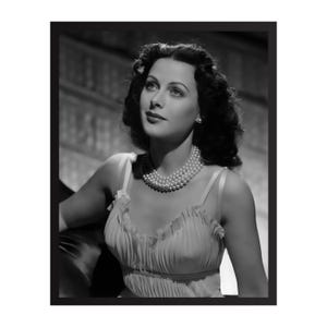Hedy Lamarr Vintage Photo Print | Retro Hollywood Wall Art | Classic Movie Star Decor | Mid-Century Glamour Poster | Gift for Film Lovers