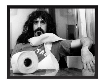 Frank Zappa Vintage Fotodruck: Rock Musik Poster