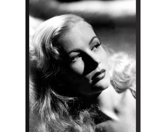 Veronica Lake – odbitka fotograficzna w stylu vintage: klasyczny plakat hollywoodzki