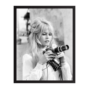 Brigitte Bardot Vintage Photo Print | Retro Hollywood Wall Art | Classic Movie Star Decor | Mid-Century Glamour Poster | Gift for Film Lover