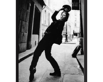 Tom Waits Vintage Photo Print: Rock Music Art Poster