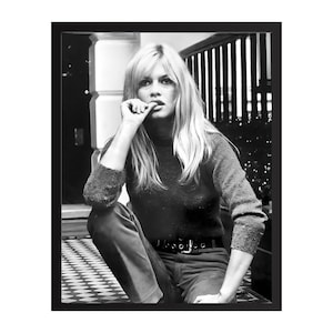 Brigitte Bardot Vintage Photo Print | Retro Hollywood Wall Art | Classic Movie Star Decor | Mid-Century Glamour Poster | Gift for Film Lover