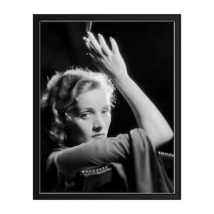 Marlene Dietrich Vintage Photo Print | Retro Hollywood Wall Art | Classic Movie Star Decor| Mid-Century Glamour Poster | Gift for Film Lover