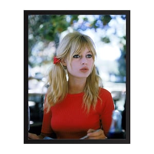 Brigitte Bardot Vintage Photo Print | Retro Hollywood Wall Art | Classic Movie Star Decor | Mid-Century Glamour Poster | Gift for Film Lover