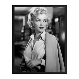 Marilyn Monroe Vintage Fotodruck | Retro Hollywood Wandkunst | Klassischer Filmstar-Dekor | Mid-Century Glamour Poster | Geschenk für Film Liebhaber
